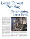 Determining your imput needs