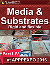 APPPEXPO 2016 rigid flexible media substrate honeycomb ACP giclee wallpaper FLAAR Reports parts I-IV